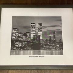 【レア】アートLED点灯ツインタワー&ブルックリン橋