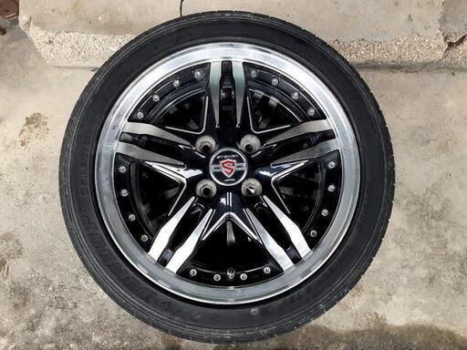 アルミホイール4本　165/50R15　皮付き