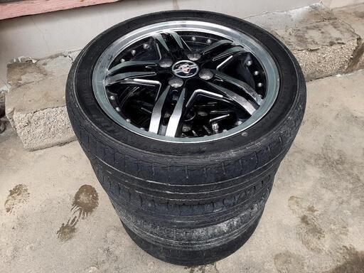 アルミホイール4本　165/50R15　皮付き