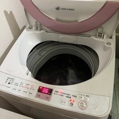 【ネット決済】SHARP 全自動洗濯機　2014年製　６キロ