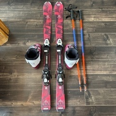 SALOMONスキー&スキーブーツ&ストックセット