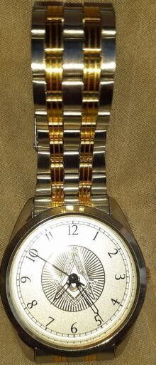 フリーメイソン 腕時計 未使用 レア物 秘密結社 一般未販売 オマケ付