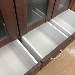 3面カップボード キッチン収納 No.2518○ ※現金、クレジット、スマホ 