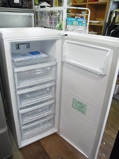 三菱 ノンフロン冷凍庫 MF-U12G-W 2022年製 121L 前開き式 冷凍