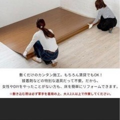 フローリングマット⭐︎行き先決定