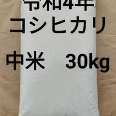 令和4年産　コシヒカリ30kg　業務用 中米