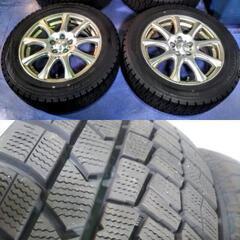 冬16インチ  スバル  PCD100 トヨタ【富山】インプレッサ レガシィ 86 ハチロク プリウス カローラ カルディナ 205/55R16 2020年 ダンロップ ET48 +48