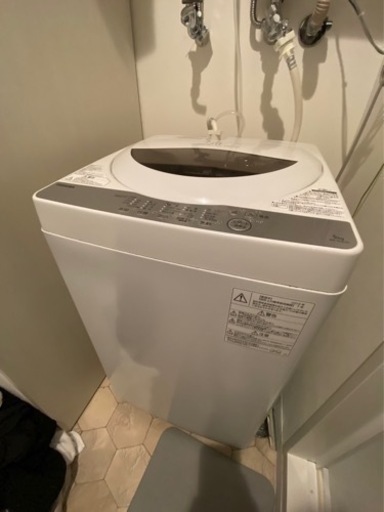 新品同様】東芝 洗濯機5kg 一人暮らし-