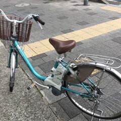 地域限定送料無料 パナソニック ビビ EX 5AH 新基準 子供乗せ 緑