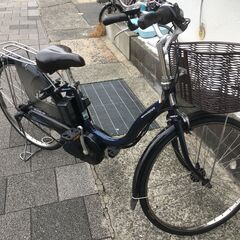 地域限定送料無料 ヤマハ パス ナチュラ 新基準 12,8AH 子供乗せ 紺 
