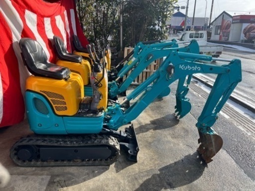 【展示会中】クボタ　バックホー　u-008 800kg