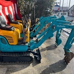 展示会中】クボタ バックホー u-008 800kg