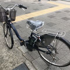 地域限定送料無料 ヤマハ パス ナチュラ 新基準 8,7AH 子供乗せ 紺 