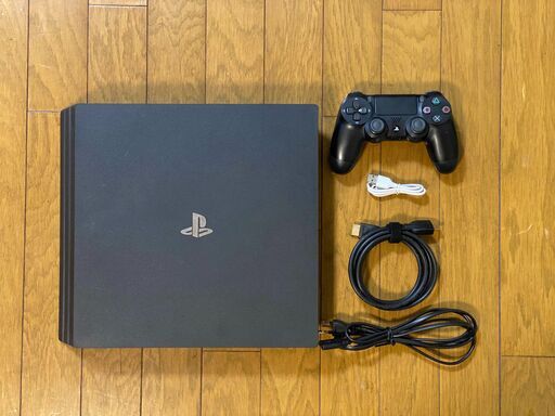PlayStation 4 Pro ジェット・ブラック 1TB(外箱、HDMIケーブル付き
