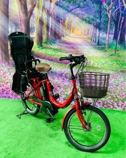 ❻ 4655子供乗せ電動自転車ヤマハ人気モデル新品20インチ良好バッテリー