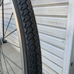 ☆前後タイヤ新古品☆ 27インチ LEDオートカゴ付クロス 防犯登録料込!! [No.251]