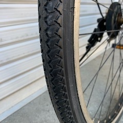 ☆前後タイヤ新古品☆ 27インチ LEDオートカゴ付クロス 防犯登録料込!! [No.251]