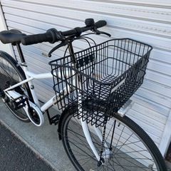 ☆前後タイヤ新古品☆ 27インチ LEDオートカゴ付クロス 防犯登録料込!! [No.251]