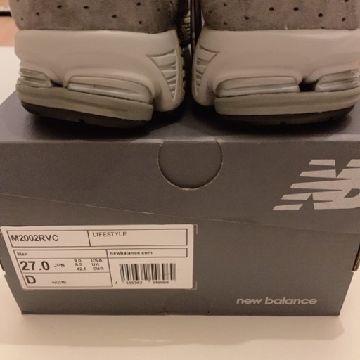 新品未使用 ニューバランス 新品 M2002R VC グレー 27