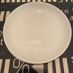 【無料❗️】陶器の白いお皿2枚　