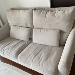 ニトリ2人用布張りソファ(Nポケット A9H DR-BE)