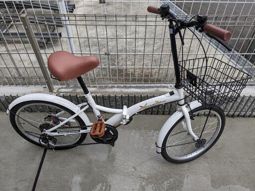 【取引相談中】折りたたみ自転車 20インチ シマノ製 6段ギア 折り畳み 自転車