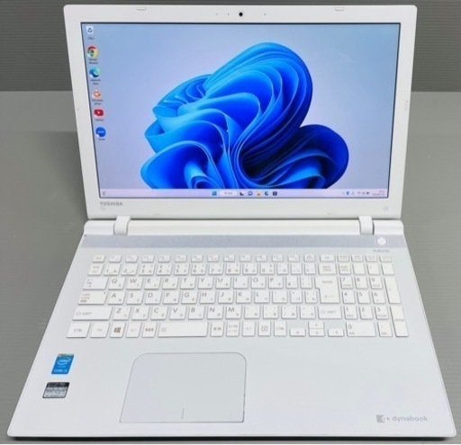 【引取先決定】配送可！　i3、HDD1000GB、Windows11搭載　TOSHIBA製ノートパソコンdynabook　フルHD、ブルーレイ、カメラ、Bluetooth、ACアダプター付属、Blu-ray、東芝、ダイナブック