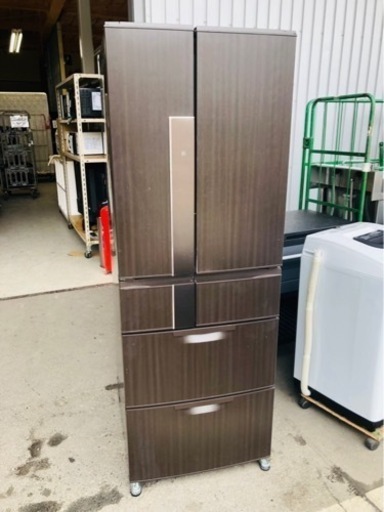 配送可能　三菱電機 MITSUBISHI ELECTRIC MR-JX52W-RW [冷蔵庫（520L・フレンチドア） ロイヤルウッド JXシリーズ]