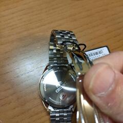 新品オリエントスター自動巻メンズ腕時計　文字盤:ブルー