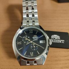 新品オリエントスター自動巻メンズ腕時計　文字盤:ブルー