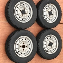 スズキ軽バン、軽トラック　スタットレスタイヤ　4本セット　2021年製