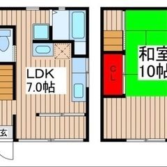 【リノベ済】【ペット可】【駐車場2台】【フリーレント】京成実籾駅、戸建