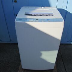 2017年製　洗濯機　6.0ｋｇ　アクア　AQW-S60F（W)
