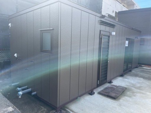 スーパーハウス6.5坪 キッチン、3点ユニット付き（プレハブ、コンテナ