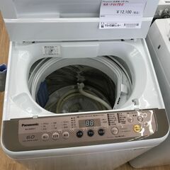 ★ジモティ割あり★ Panasonic 洗濯機 6 年式2018 動作確認／クリーニング済み KJ1313 ☆ジモティ割あり☆ Panasonic 洗濯機 6 年式2018 動作確認