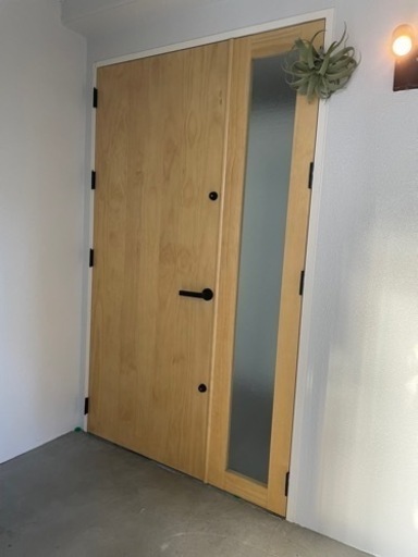 木製片開き戸 FIX窓