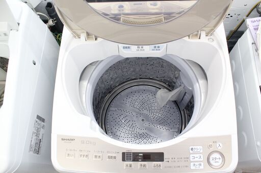 SHARP ES-GV8D全自動洗濯機 2019年製 美品