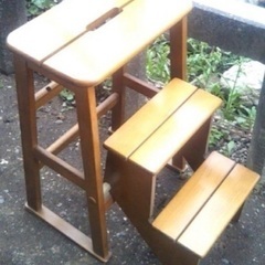 【急募】【 募集中 】台 木製 ステップ スツール 梯子 椅子 ...