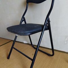折り畳み式パイプ椅子（黒）