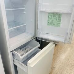 【AQUA】アクア　冷蔵庫　2ドア　ホワイト　2021年製　126L 一年保証付】 AQUA（アクア） 2021年製 2ドア冷蔵庫