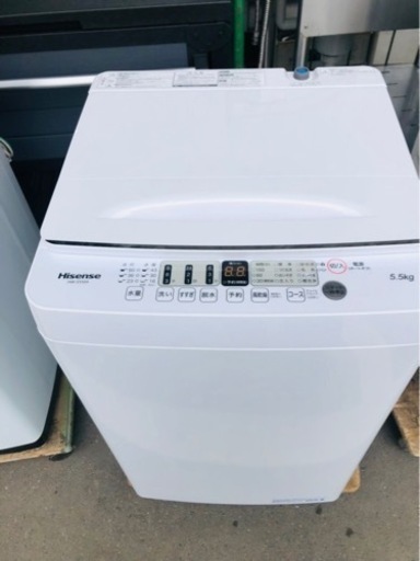 5KM以内配送無料　2021年式5.5KGハイセンス全自動洗濯機HW-E5504