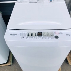 5KM以内配送無料　2021年式5.5KGハイセンス全自動洗濯機HW-E5504