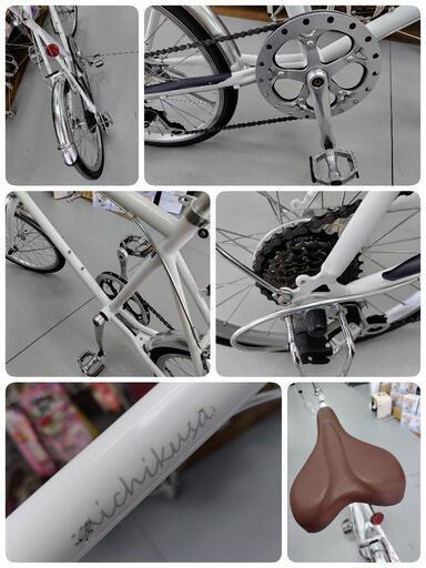 J218☆メーターひび有り☆ミニベロ自転車☆michikusa☆6段変速☆20