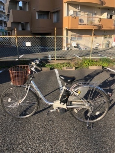 7KM以内配送無料　パナソニックアシスタU 電動アシスト自転車(自転車)バッテリー交換済み