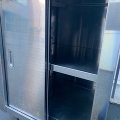 業務用 キャビネット 作業台 調理台 600×600×800 スライド 収納庫 置き棚 収納棚 食器棚 キャビネット型作業台 厨房機器 厨房機材 大阪発