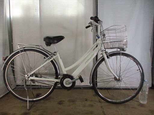 C479　限定特価　整備済み★ブリヂストン　アルベルト★ 中古自転車 【26インチ　白 】