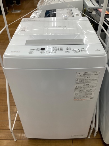 TOSHIBA 全自動洗濯機　AW-45M9 4.5kg 2022年製