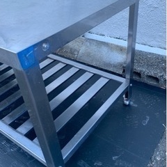 業務用 コンロ台 作業台 調理台 1500×565×570 厨房機材 飲食店 キッチン 用品 店舗 居酒屋 飲食店 ガス台 大阪発 引き取り可能 焼き台