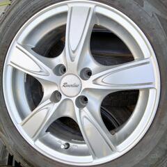185/60R15 スタッドレス 15×6J 4H100 タイヤホイールセットの通販はau 