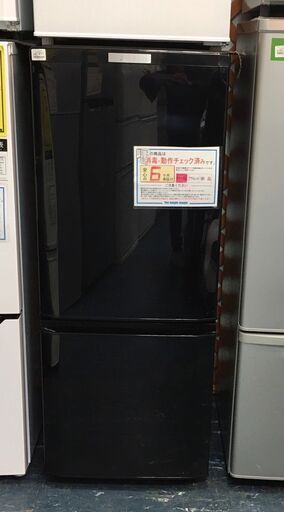三菱ノンフロン冷凍冷蔵庫 MITSUBISHI MR-P15E-B 2019年製 ブラック